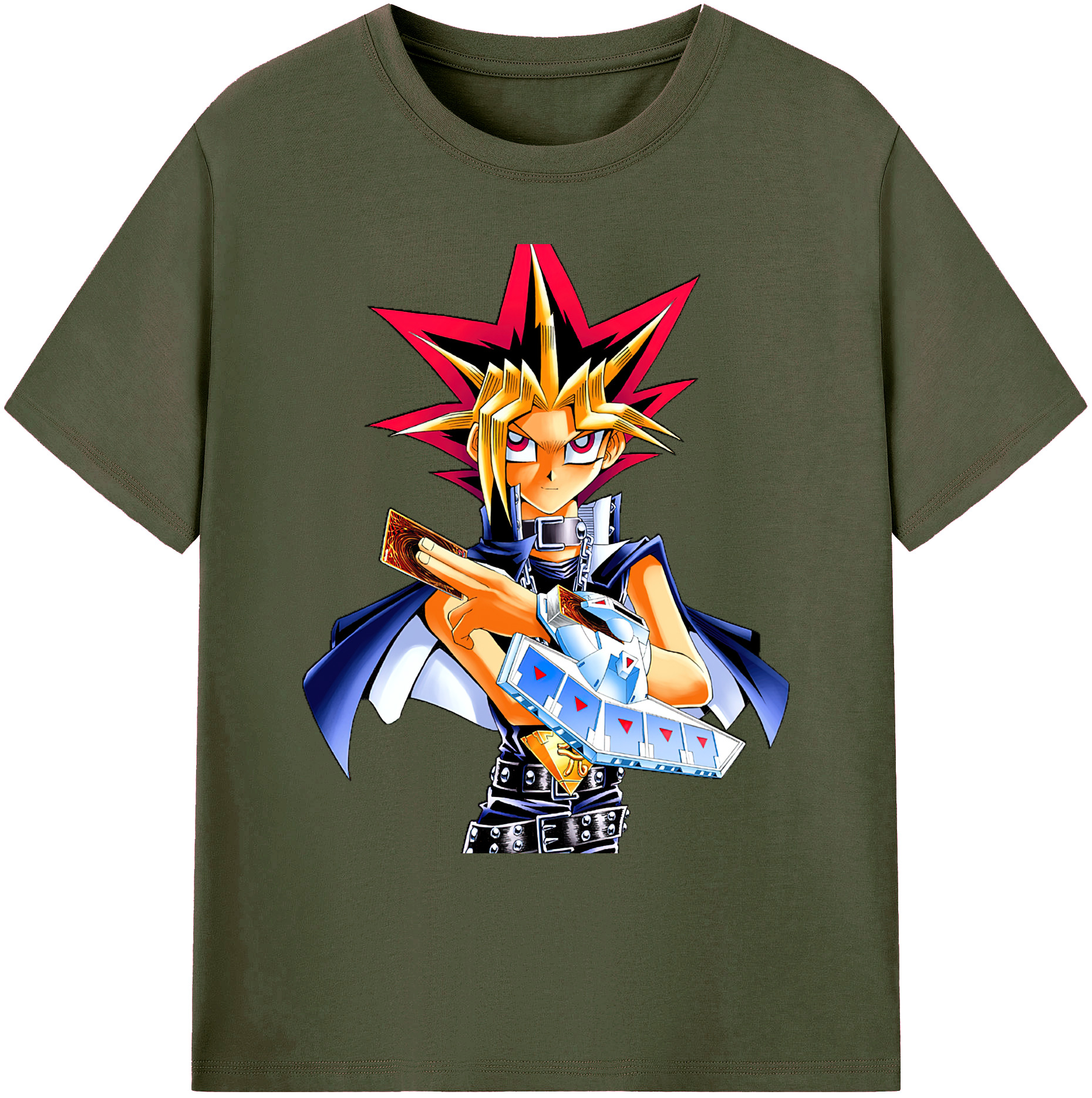 （画像用） 遊☆戯☆王 Yu-Gi-Oh! 綿100％ メンズ半袖Tシャツ｜肌触りやわらか＆通気性